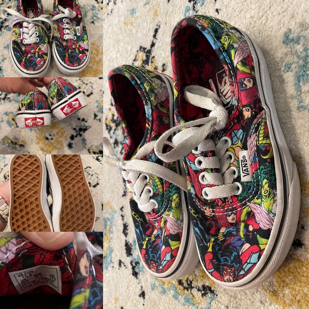 Ladies of Marvel Vans Size 10.5